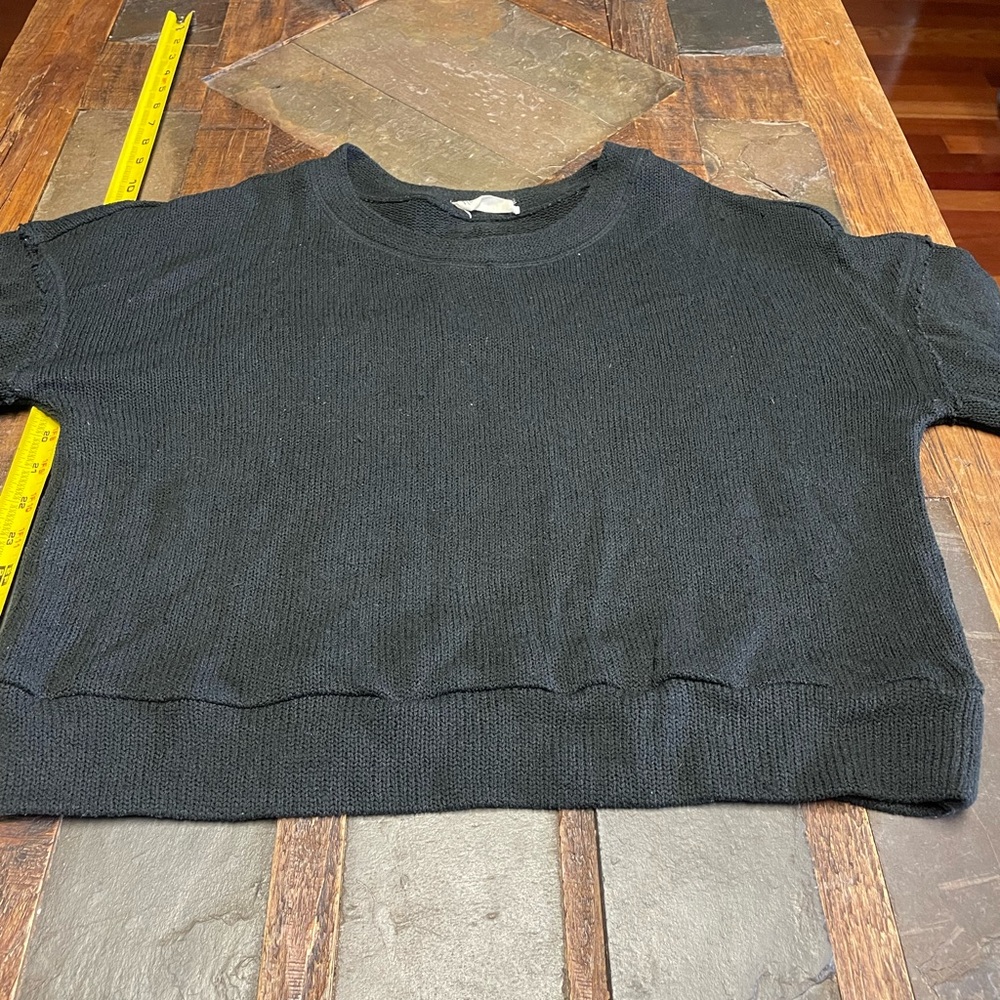 Classic Black Women's Crew Neck Sweater